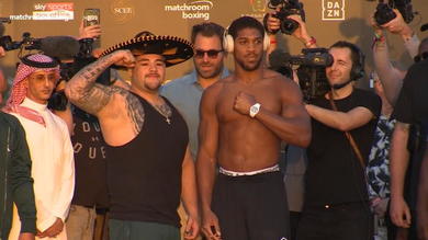 Ruiz-Joshua al peso, più di 20 chili di differenza
