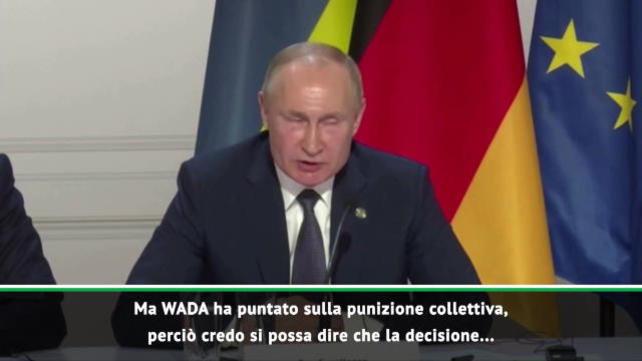 Putin: "Squalifica? Decisione politica"
