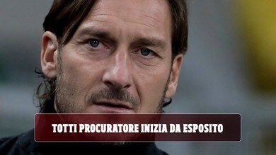 Totti diventa procuratore e inizia da Esposito