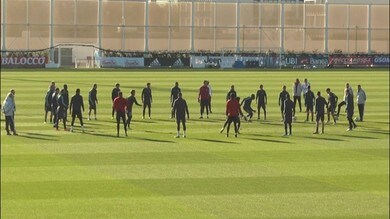 Juventus, tanti sorrisi durante l'allenamento