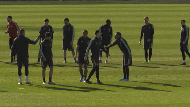 Allenamento Juve, il torello di CR7 e compagni