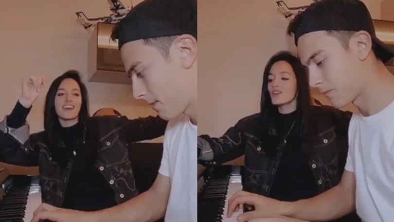 Juve, Dybala suona il piano e Oriana Sabatini canta