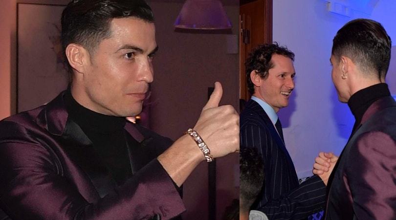 Ronaldo show, che look alla festa della Juve