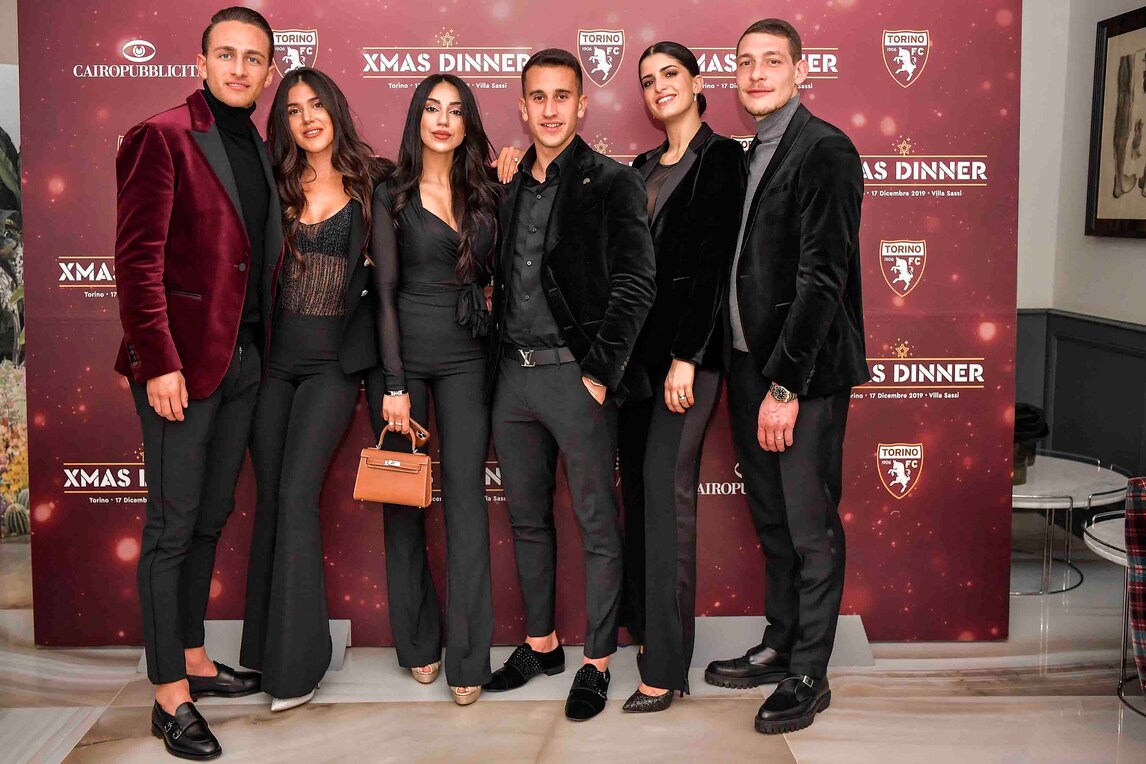 Torino, la cena di Natale in compagnia delle wags