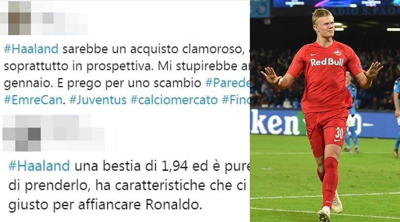Juve, l'entusiasmo dei tifosi: "Haaland che bel regalo!"