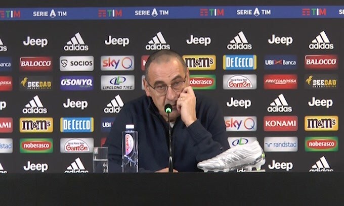 Sarri: "Ronaldo? Era colpa del ginocchio"