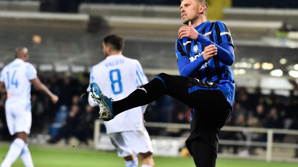 Il gol dell'ex di Petagna (54') e la bellissima rete di Valoti (60') vanificano la prodezza dello sloveno, che aveva portato in vantaggio la Dea al 16'