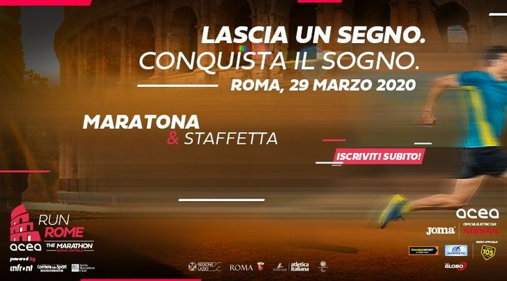 Aperte le iscrizioni della Run Rome The Marathon
