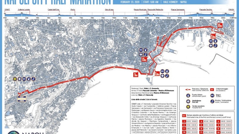 Quanta storia nel percorso di Napoli City Half Marathon