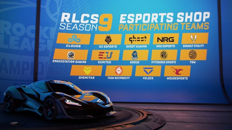 Psyonix: Esports Shop e Fan Rewards verranno rinnovati