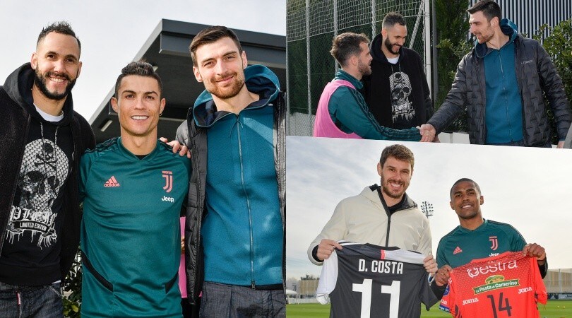 La Juve incontra la Lube Volley: Ronaldo con Juantorena e Anzani