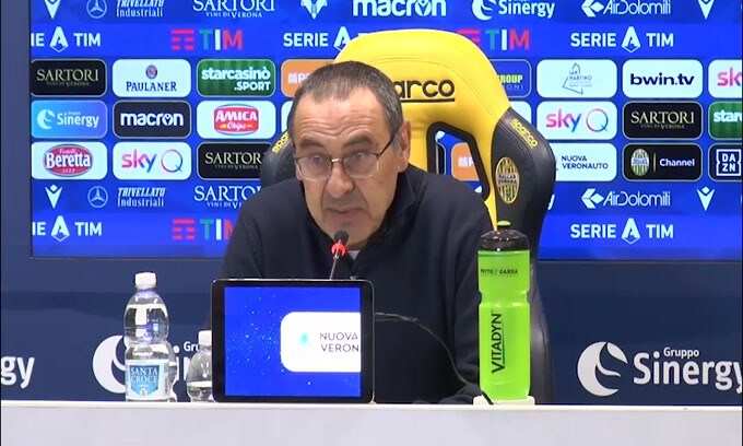 Sarri: "Preoccupato per come abbiamo subito il pari"