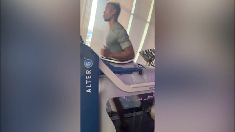 Pogba, palestra e piscina per recuperare dall'infortunio