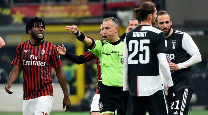 Milan-Juve, la moviola: Kessie da espulsione, il rigore è giusto