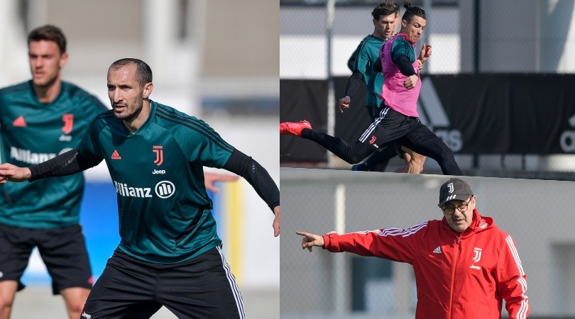 La Juve con il suo capitano: Chiellini guida la difesa