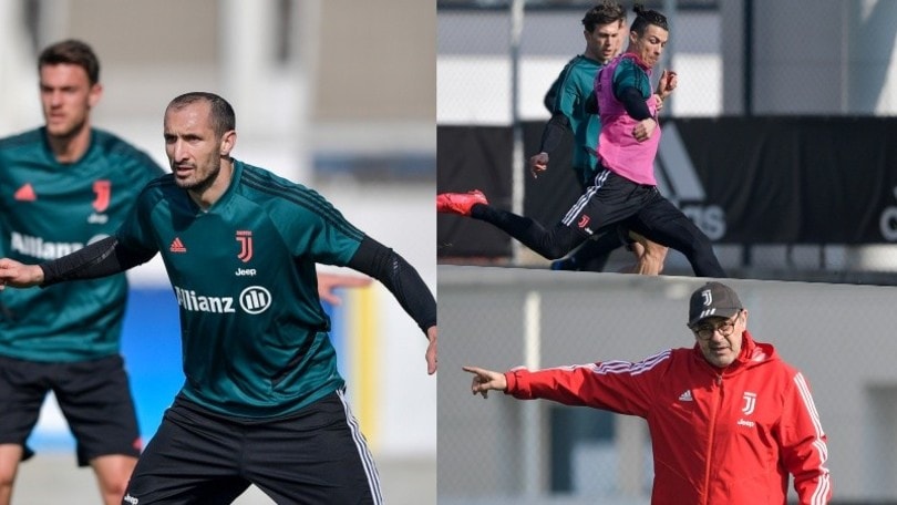 La Juve con il suo capitano: Chiellini guida la difesa