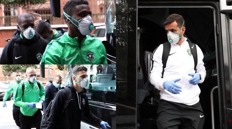 Ludogorets in ansia per il Coronavirus: a Milano con le mascherine