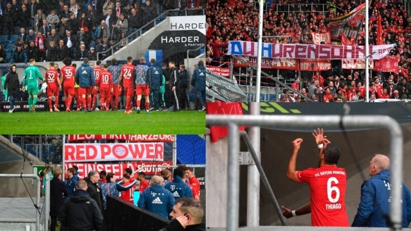 Caos incredibile in Hoffenheim-Bayern Monaco: partita fermata e dirigenti in campo