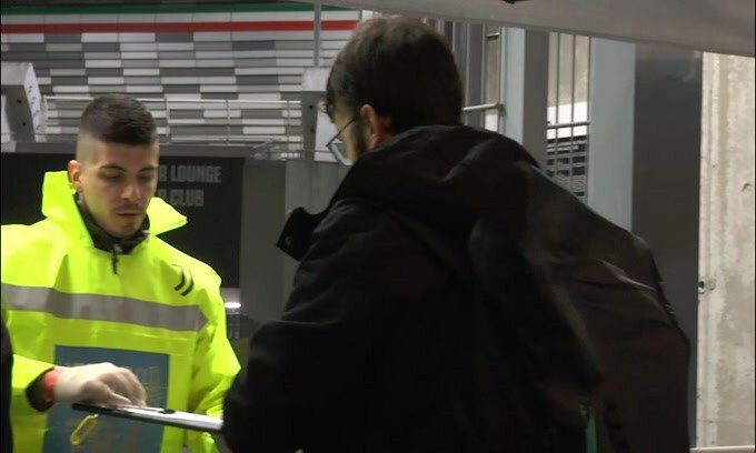 Juve-Inter, controlli prima di entrare allo stadio