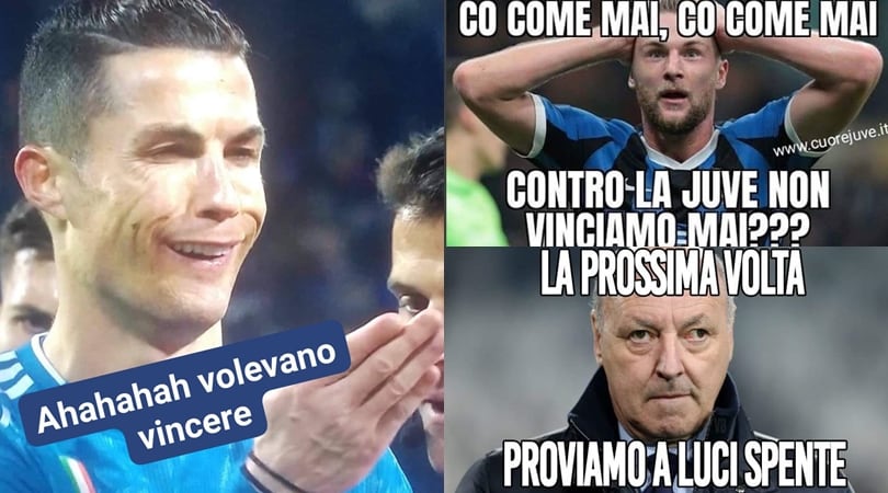 La Juventus batte l'Inter. E il web si scatena