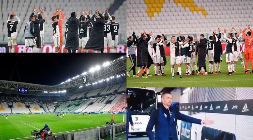 Juve, ecco come i bianconeri hanno vissuto la strana serata allo Stadium