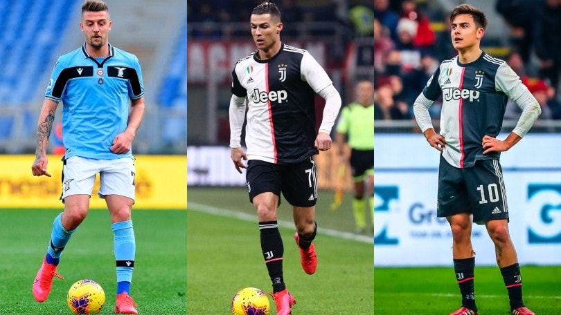 Serie A, da Dybala e Milinkovic-Savic a Cristiano Ronaldo: la top 11 per valore