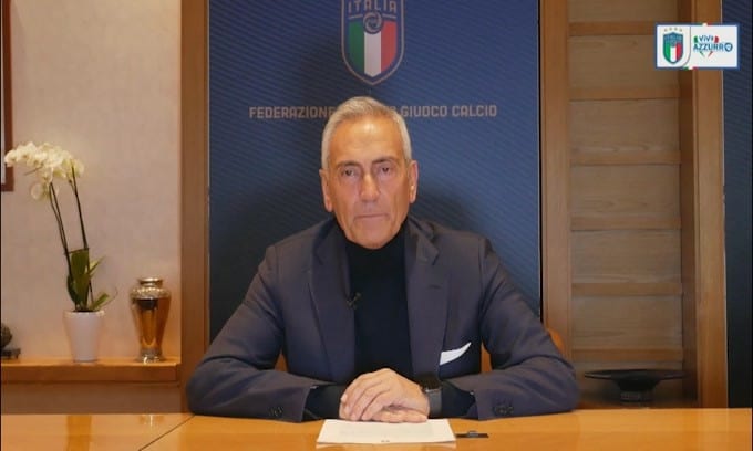 Gravina: "Sospeso campionato per 2 giornate"