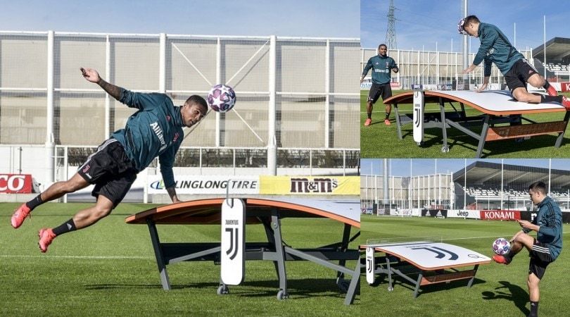 Dybala e Douglas Costa danno show anche a...teqball