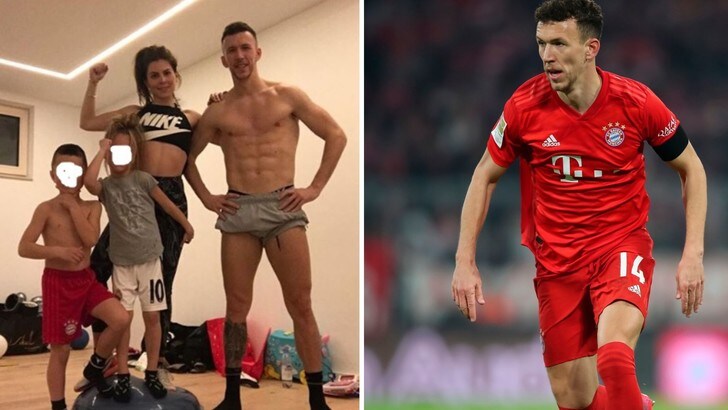 Coronavirus, Perisic si allena con la famiglia: