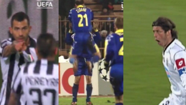 Champions, da Del Piero a Tevez: la Uefa celebra la Juve