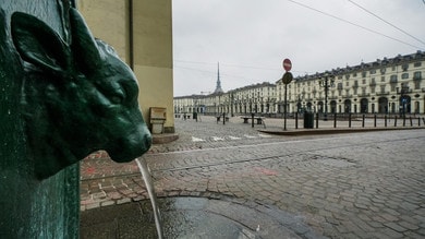 Coronavirus, Torino deserta nella domenica di quarantena