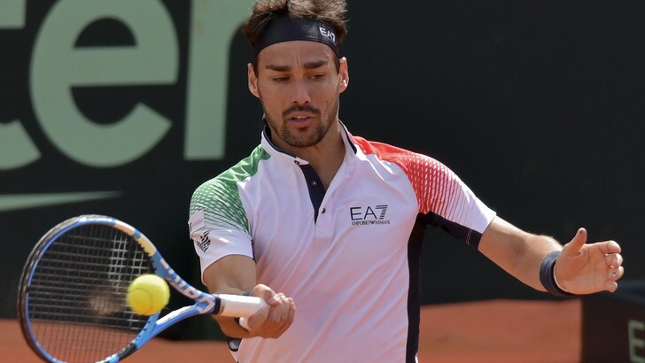 Fognini si ferma per un problema fisico: