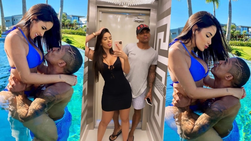 Douglas Costa scatenato in Brasile con Nathalia: "Torno il 3 aprile in Italia"