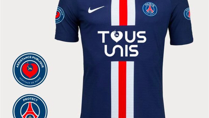 Coronavirus, il Psg vende una maglia speciale per sostenere gli ospedali