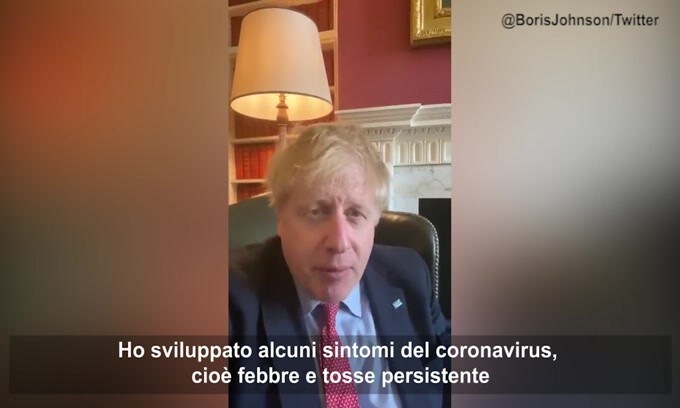 Boris Johnson positivo al tampone per coronavirus