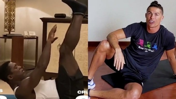 Seedorf sfida Cristiano Ronaldo: chi ha fatto più addominali?