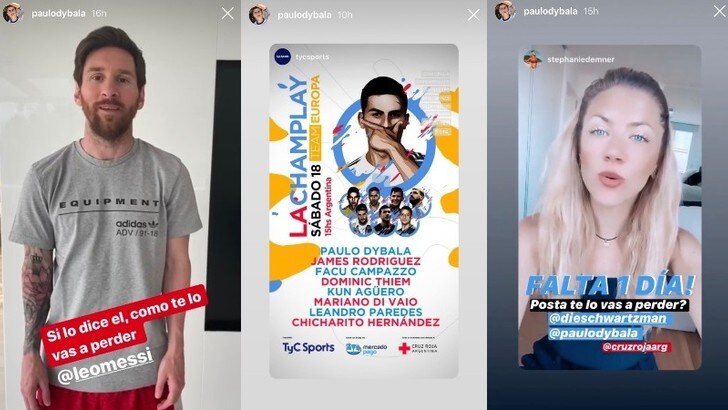 Coronavirus, Dybala organizza la Champlay: tanti campioni si sfidano per beneficenza