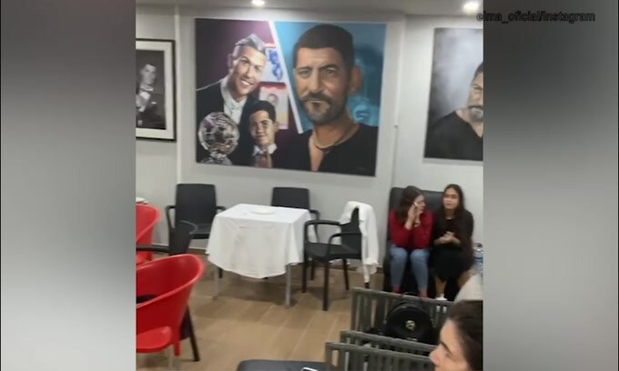 CR7, festa in famiglia per la nipote