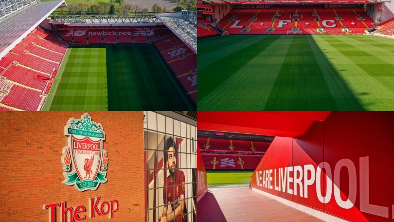 Liverpool, le immagini di Anfield Road durante il Coronavirus
