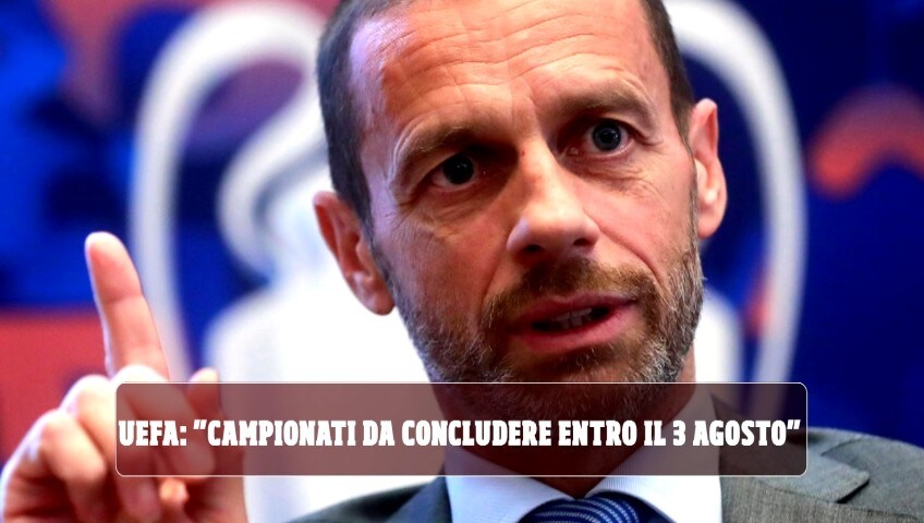 Uefa: "Campionati da concludere entro il 3 agosto. Ok a playoff e playout"