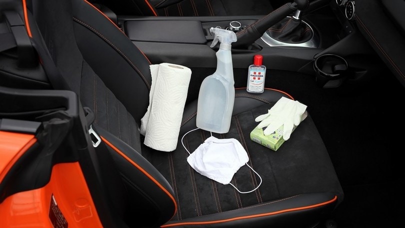 Una corretta sanificazione dell'auto riduce i rischi da coronavirus