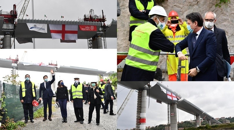 Inaugurato il nuovo ponte di Genova: c'è anche il premier Conte