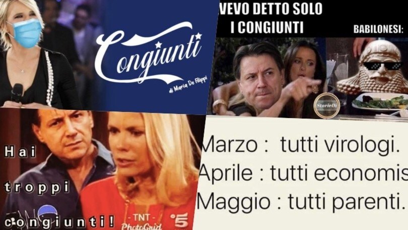I congiunti di Conte invadono i social: quanti meme!