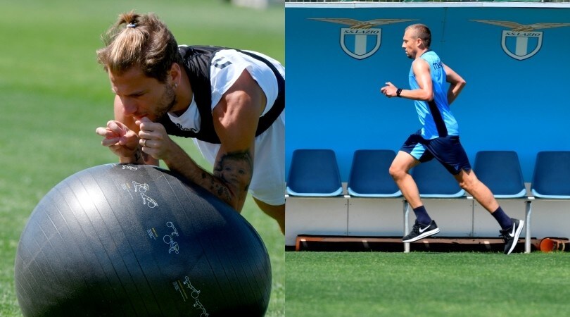 Lazio in campo: Immobile sfoggia un nuovo look