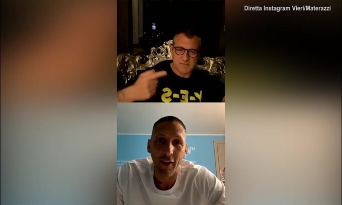Materazzi a Vieri: "Peccato tu non abbia vinto Mondiale 2006"
