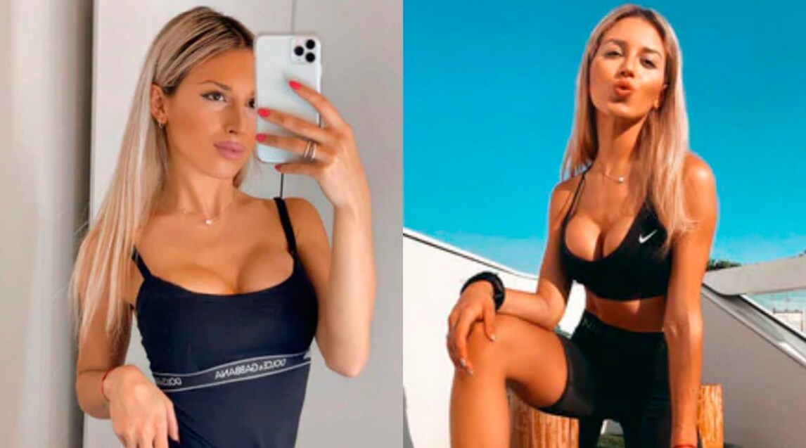 Lady Lautaro Martinez in forma perfetta nonostante la quarantena
