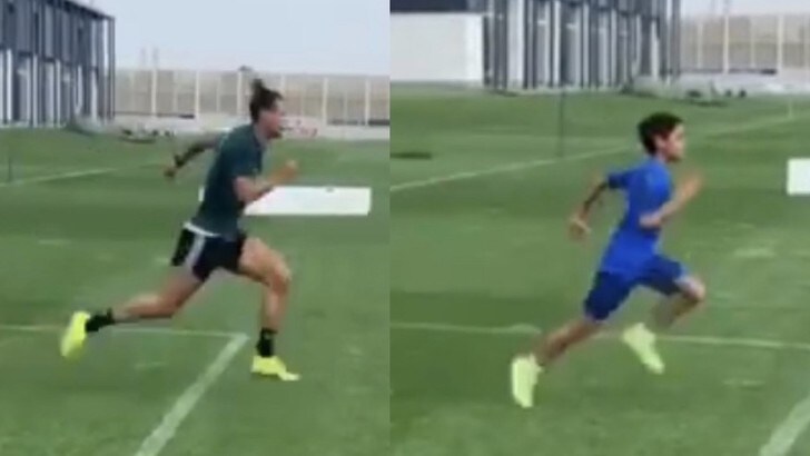 Juve, per Ronaldo scatti alla Continassa... con il figlio