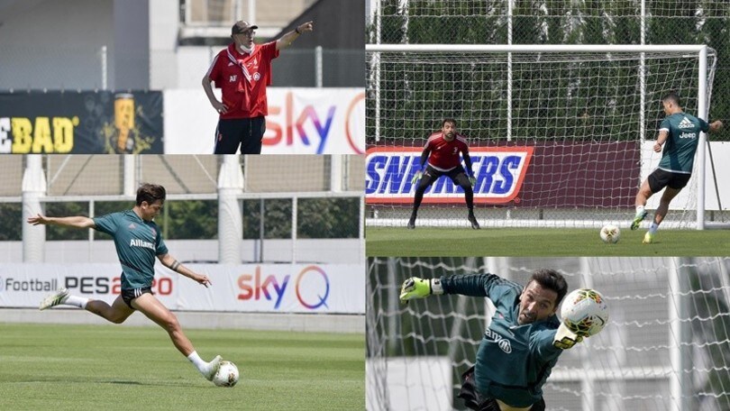 Juve, Dybala carica il mancino. Ronaldo è cinico, come vola Buffon!