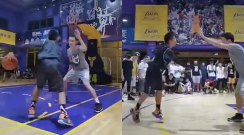Fuoriclasse a basket con un solo braccio: il video è virale