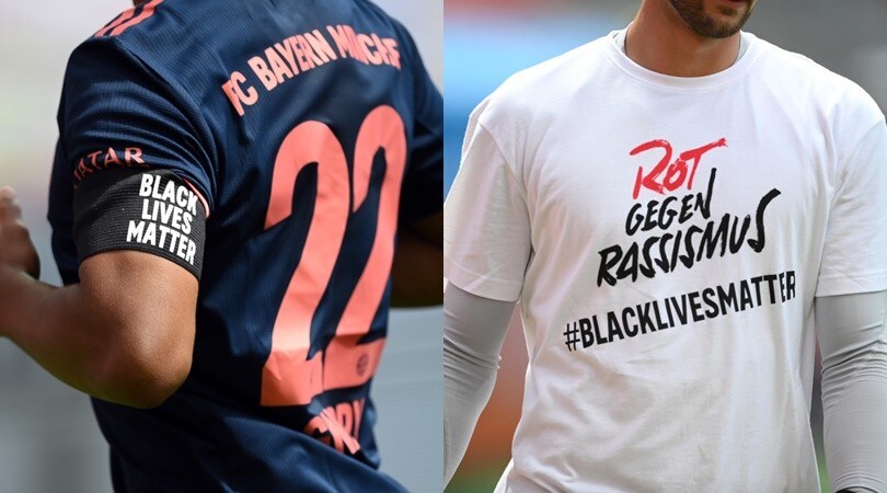 La Bundesliga omaggia Floyd con alcune scritte sulle maglie